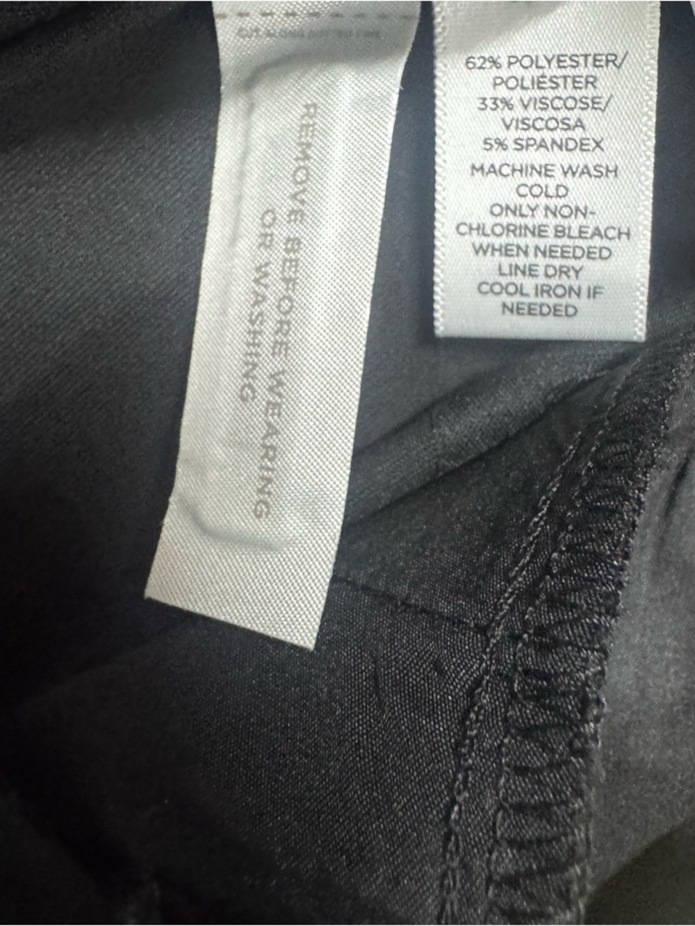 LOFT Black Tailored Dress Pants - Picture 2 of 2
